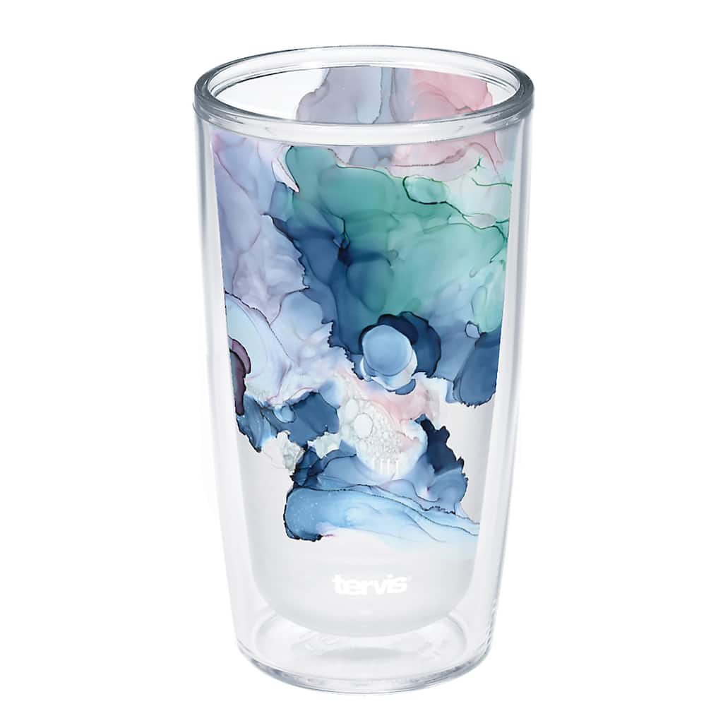 Tervis Inkreel - Crystal Nature Collection Made in USA Double Walled Insulated Travel Tumbler, Arctic Berry - 16oz