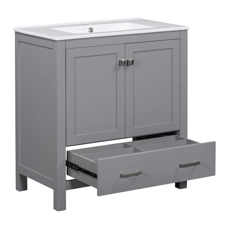 30" Bathroom Vanity with Single Sink