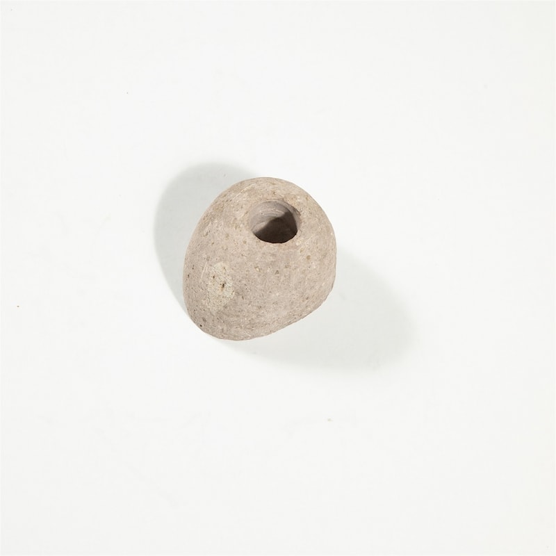 Candleholder Rock Natural 3.75"x3.25"x3" - Natural - Natural