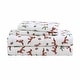 preview thumbnail 134 of 146, Eddie Bauer 100% Cotton Flannel Novelty Prints Sheet Set King - Fox Trail