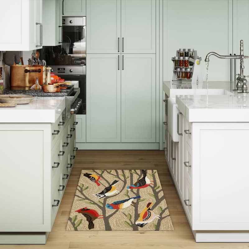 Liora Manne Frontporch Birds Indoor/Outdoor Rug