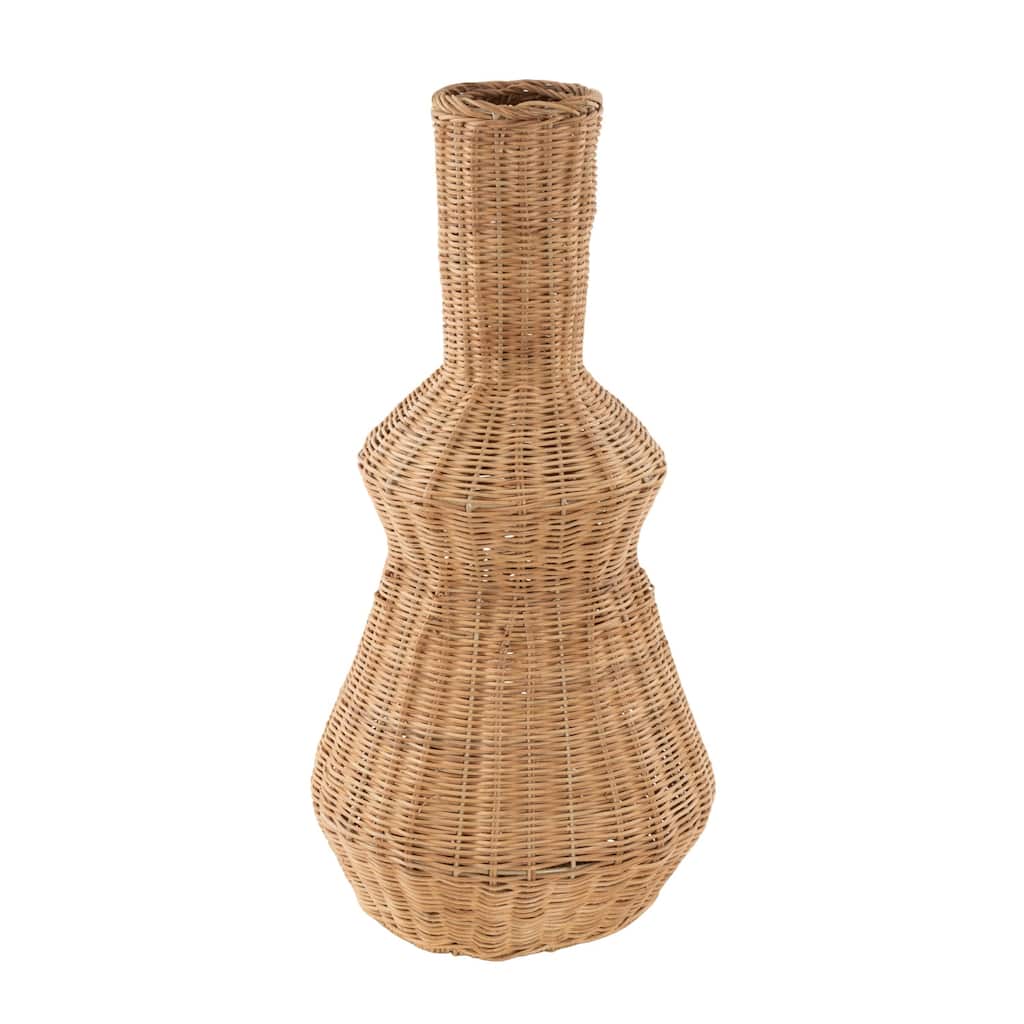 Seagrass Handmade Wrapped Vase - Brown - Roche River Decor