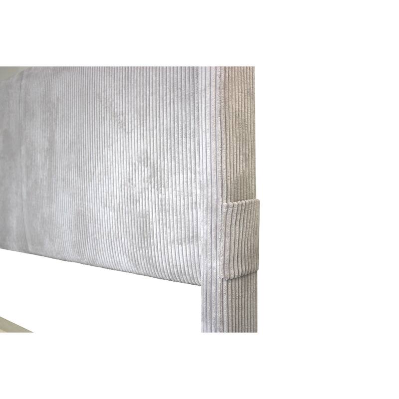 Footboard Drawer Storage Upholstered Wingback Bed