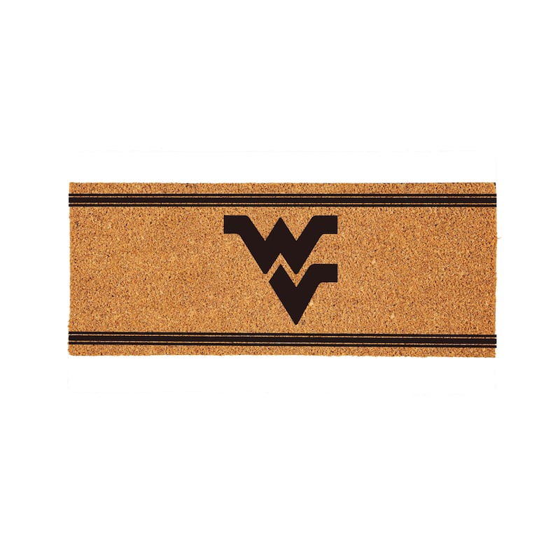 West Virginia University Monochrome Indoor/Outdoor Coir Door Mat