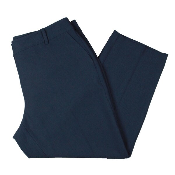 Vince Camuto Womens Plus Straight Leg Pants Crepe Lightweight