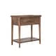 preview thumbnail 3 of 9, Ciaria 1-Drawer End Table Brown by Kosas Home