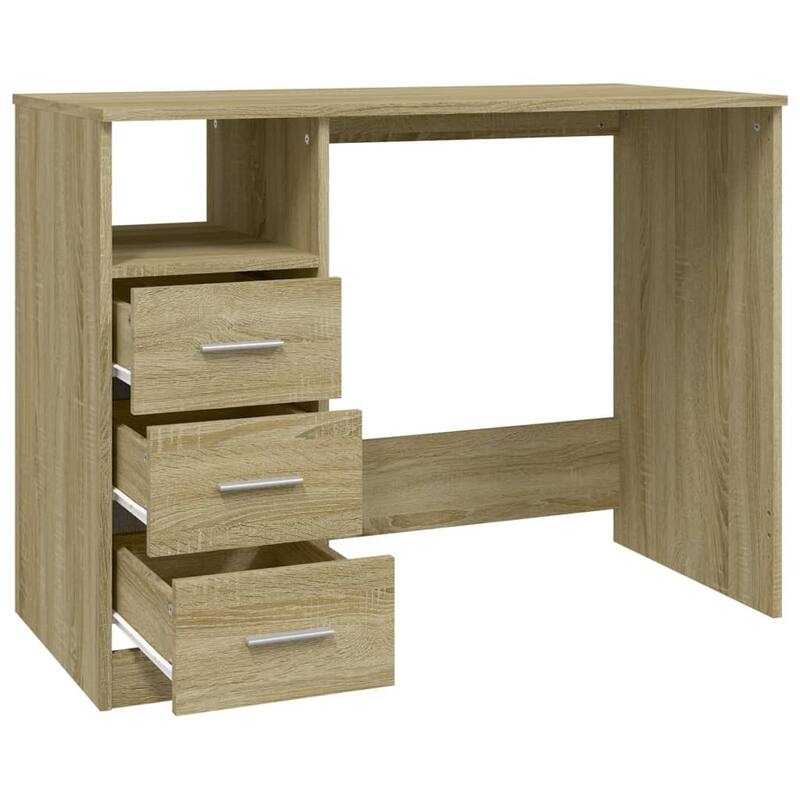 vidaXL Desk Engineered wood 40.2 in x 19.7 in x 29.9 in Desk