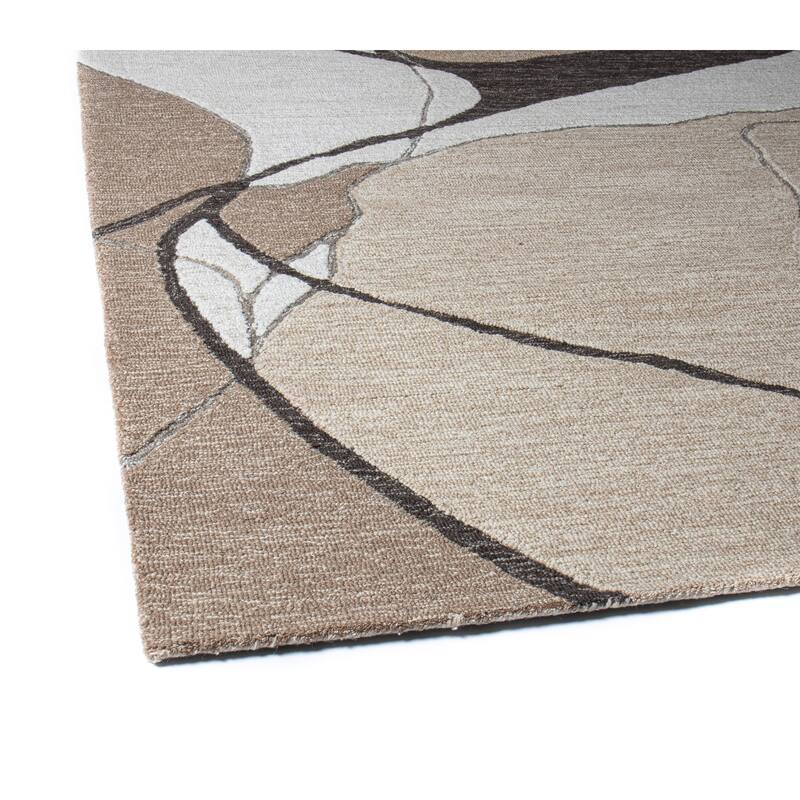 Bashian Rand Ivory & Mocha Transitional Area Rug