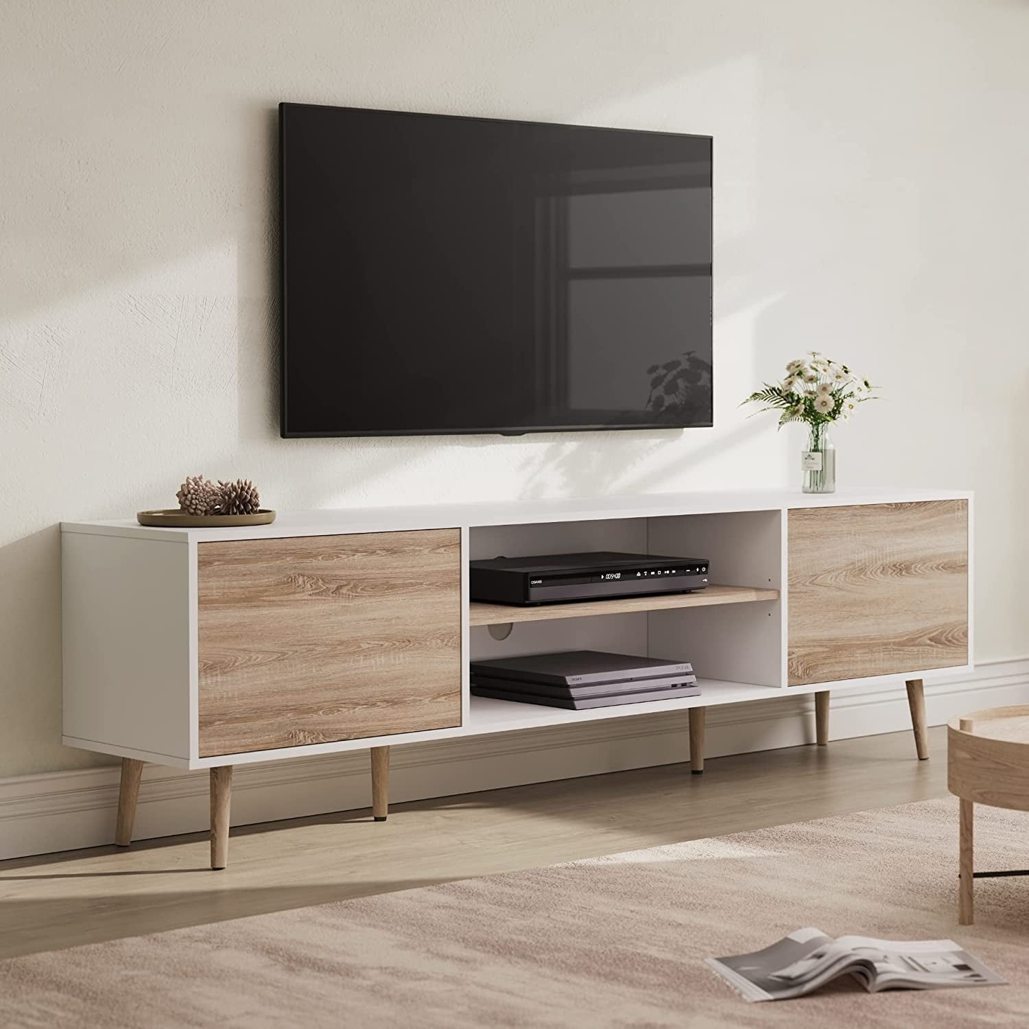 75 tv sales stand white