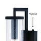preview thumbnail 10 of 37, VAXCEL Morgan Park 1-Light Dusk to Dawn Sensor Outdoor Wall Sconce, Durable Steel, Clear Seeded Glass Shade, LED Compatible