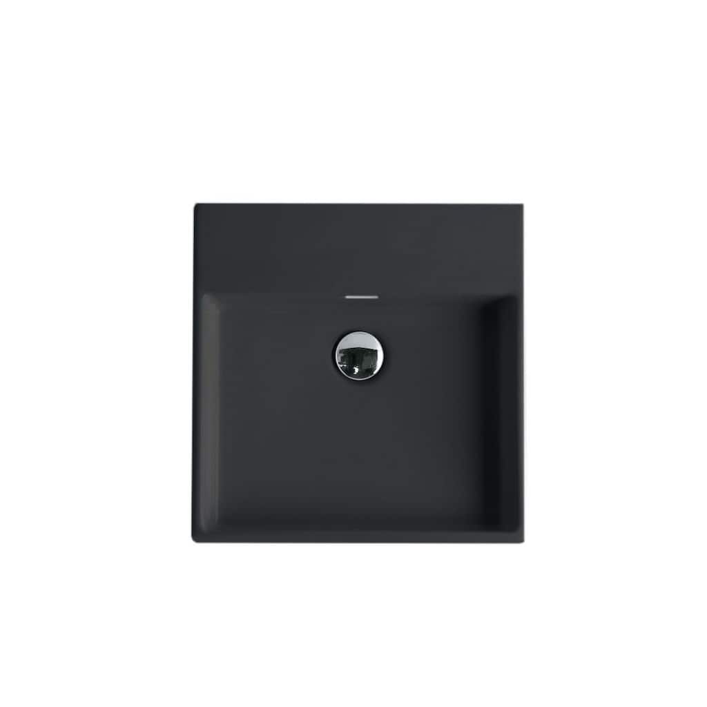 WS Bath Collections Plain 45W.00 Plain 17-11/16" Square Ceramic Vessel