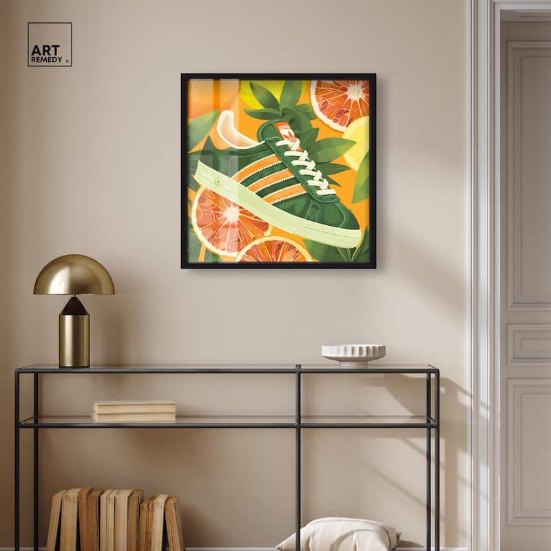 Citrus Sneaker Shadowbox by Art Remedy