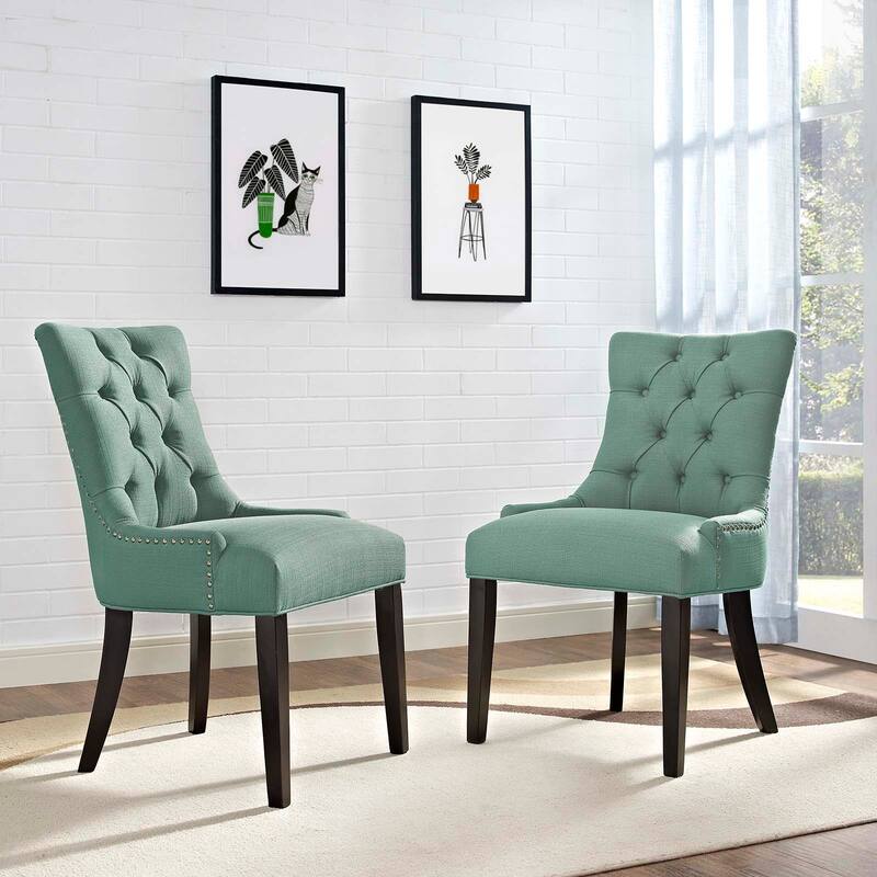 Modway Regent Fabric Dining Chair (Set of 2) - Laguna