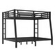 preview thumbnail 7 of 9, Full XL Over Queen Bunk Bed, Noise Reduction