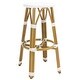 preview thumbnail 7 of 13, SAFAVIEH Outdoor Kelsey 30-inch Bar Stool (Fully Assembled) - 14.60" W x 14.60" D x 29.50" H White