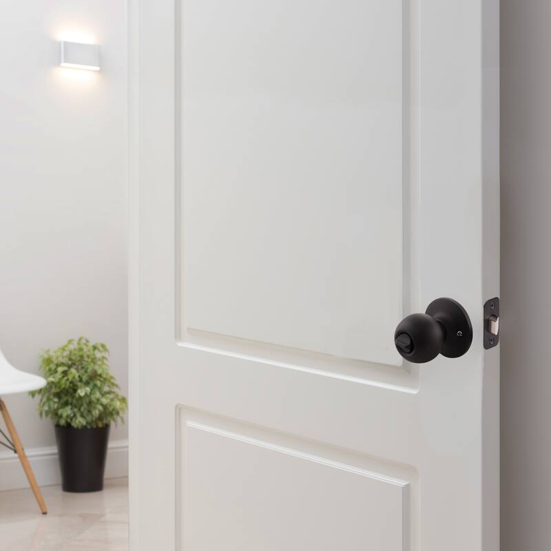 Design House 779108 Ball Privacy Bed and Bath Door Knob