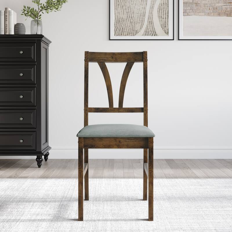 Dothan Counter Height Dining Set - 60052 Brown- 4 Chairs only - Brown / Grey