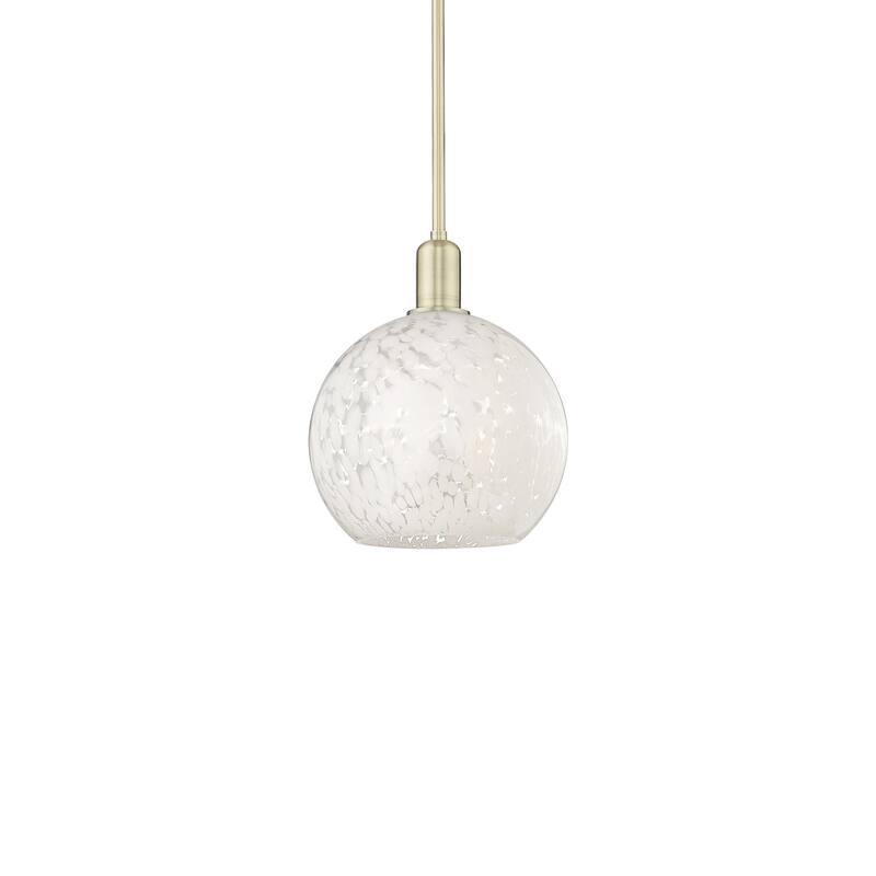 Innovations Lighting 716-1S-13-10 White Mouchette Pendant White
