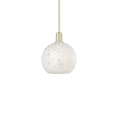 Innovations Lighting 716-1S-13-10 White Mouchette Pendant White