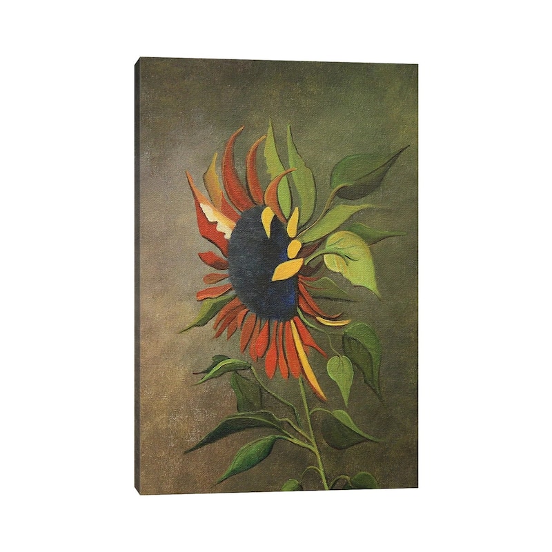 iCanvas "Fall Sunflower" by Cheryl Miller Lackey Canvas Print