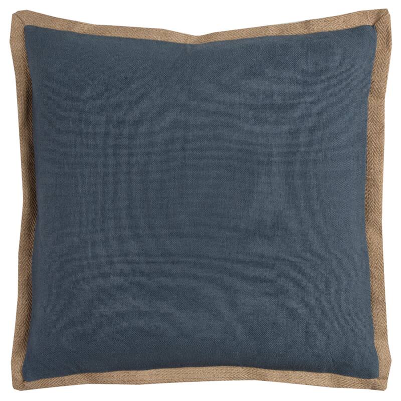 Rizzy Home Natural Jute Throw Pillow