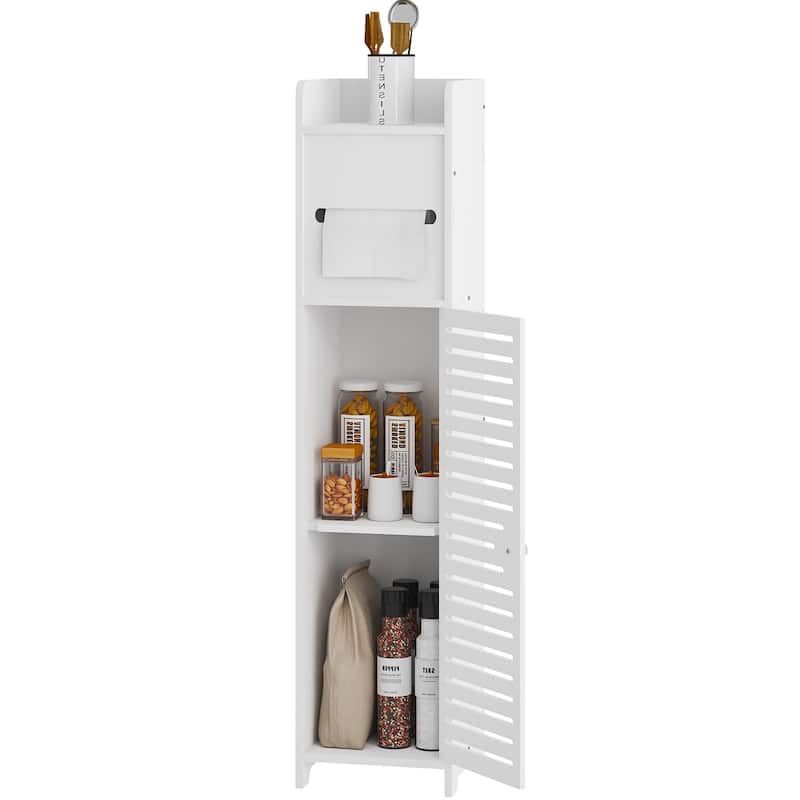 Freestanding Toilet Paper Holder Stand Over The Toilet Storage Cabinet Bathroom Storage Cabinet for Small Spaces