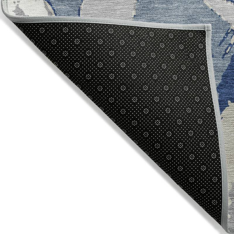 HomeRoots Abstract Transitional Rectangle Outdoor Rug