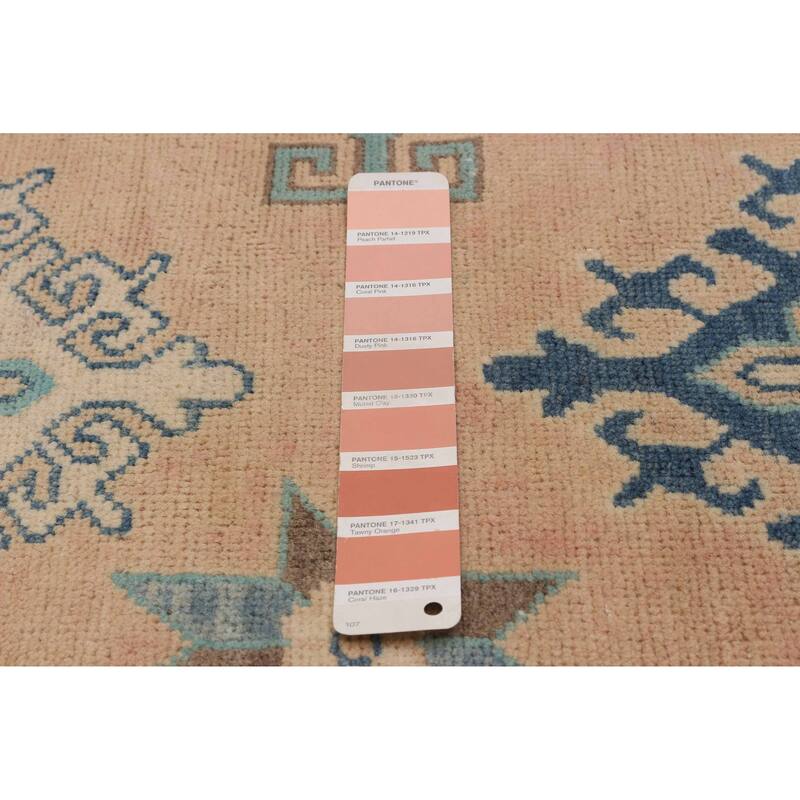 ECARPETGALLERY Hand-knotted Finest Ghazni Copper Wool Rug - 6'7 x 9'10