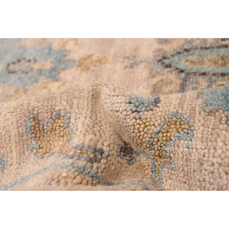 ECARPETGALLERY Hand-knotted Jules Serapi Taupe Wool Rug - 7'10 x 9'10