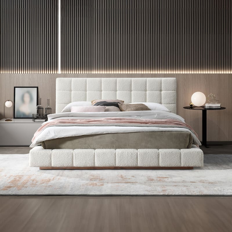 Hudson Boucle Bed