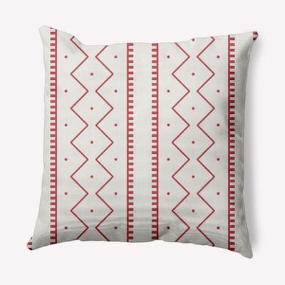 Mudcloth Indoor/Outdoor Throw Pillow