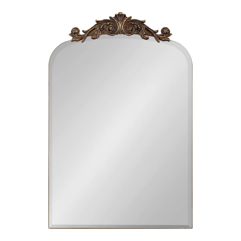 Kate and Laurel Arendahl Beveled Frameless Arch Mirror - 20x30