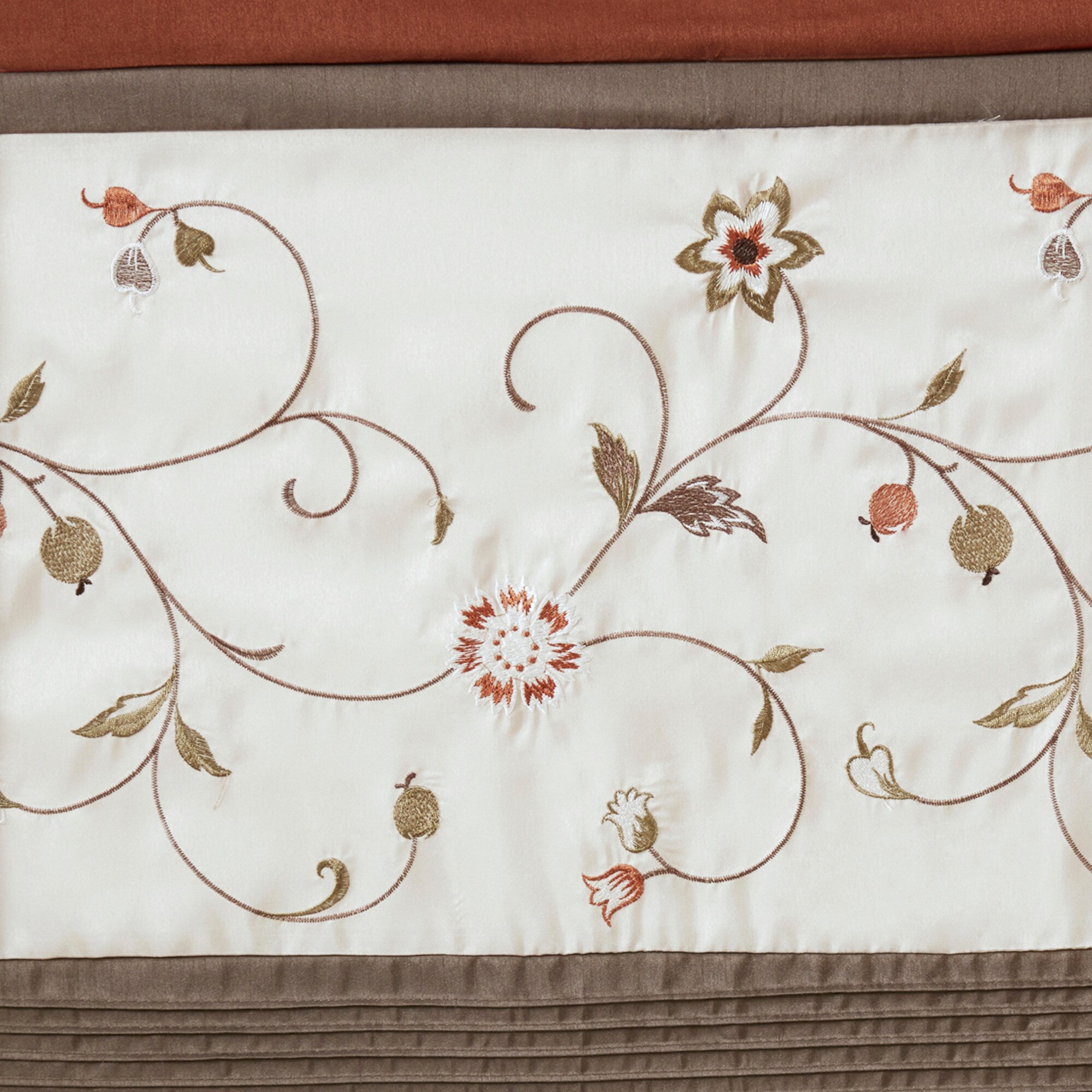Madison Park Belle Embroidered Window Curtain Panel - Overstock - 10083067