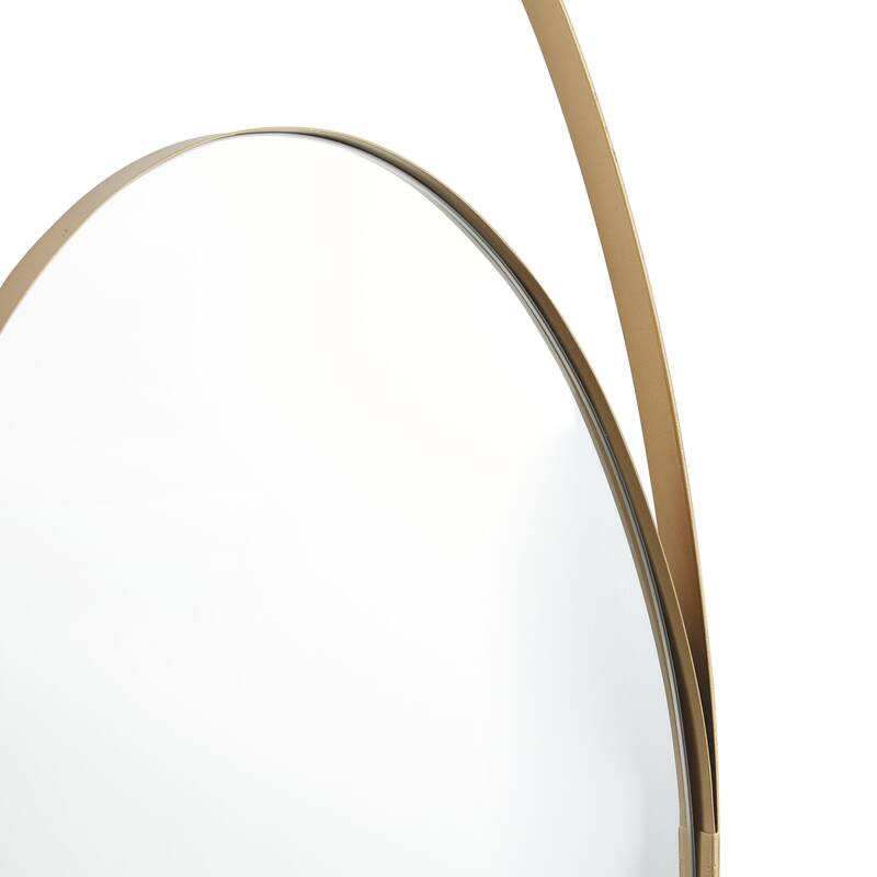 Metal Oval Wall Mirror - Black - CosmoLiving by Cosmopolitan