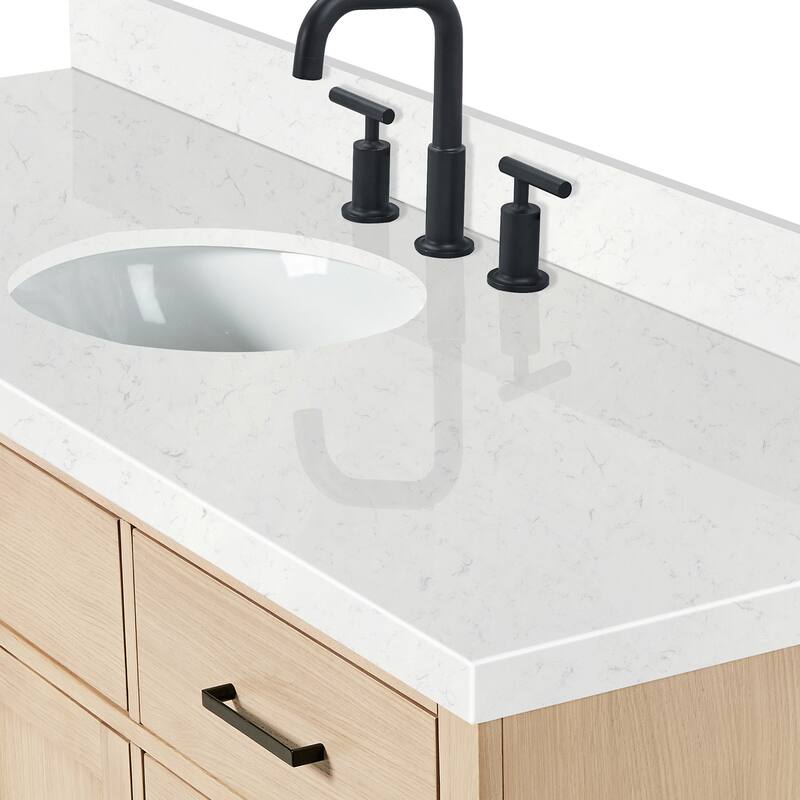 Ariel T066SCQOVO Hepburn 67" Free Standing Single Basin Vanity Set