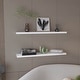 preview thumbnail 16 of 20, Ecco 47" Wide Floating Shelves Set of 2