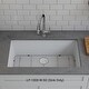 preview thumbnail 4 of 8, Lexicon Granite Composite 32 inch Kitchen sink in Galaxy White - 19x32