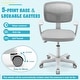 preview thumbnail 9 of 9, Costway Auto Lock Kids Mesh Chair with Armrests Height Adjustable - 21.5''x 20''x 31.5''-36''