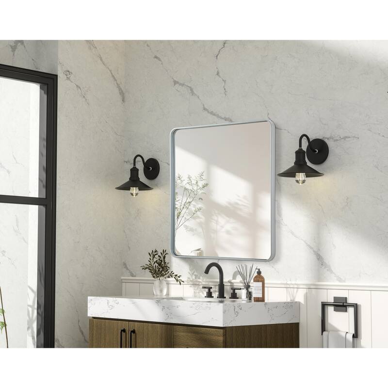 Elegant Lighting MR8A3640 Remy 36"W x 40"H Rectangular Flat Medium
