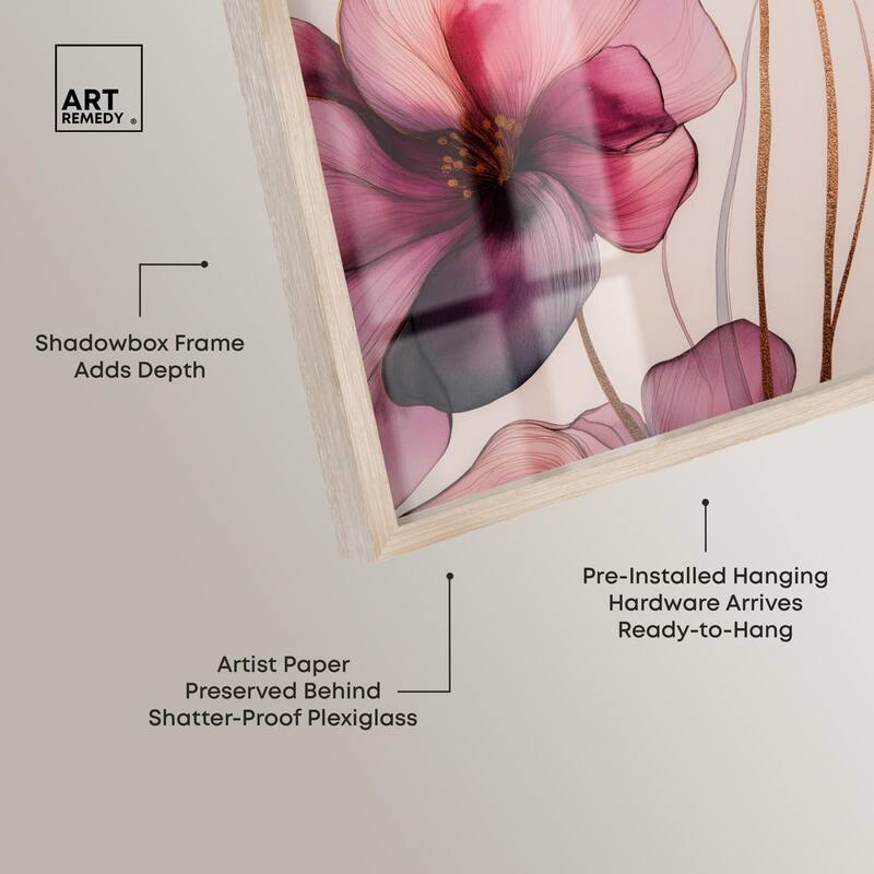 Velvet Verse III Shadowbox by Art Remedy