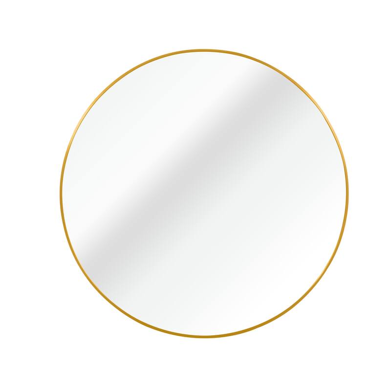 42 Inch Metal Framed Round Bathrrom Mirror for Wall