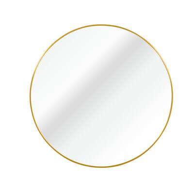 42 Inch Metal Round Bathroom Mirror
