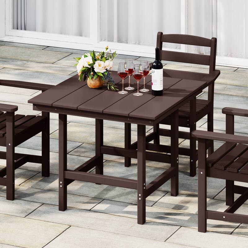Shoreside 36 Inch Square Patio Dining Table