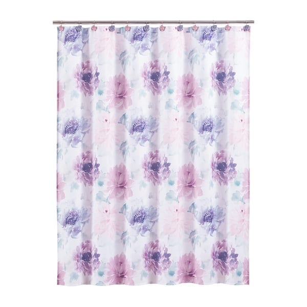 slide 2 of 2, Royal Court Ashleigh Shower Curtain Pink