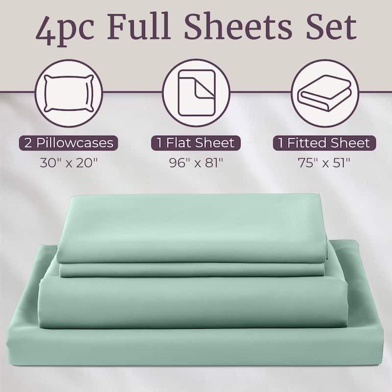 Wrinkle Resistant Brushed Microfiber Sheet Set by Windsor Home