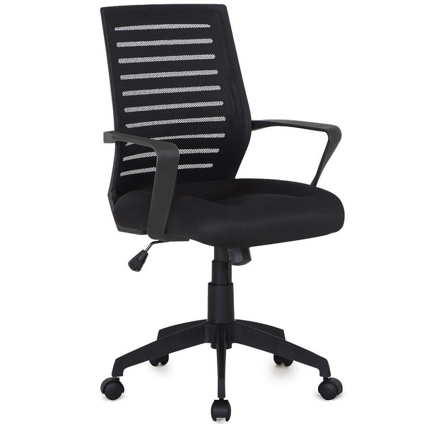 Shop Office Chair Mesh Surface Cushion Adjustable Swivel Mesh Desk Chairs On Sale Overstock 12605503