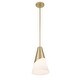 preview thumbnail 4 of 9, Crystorama Lighting Group TOR-901 Tori 3 Light 9" Wide Mini Pendant