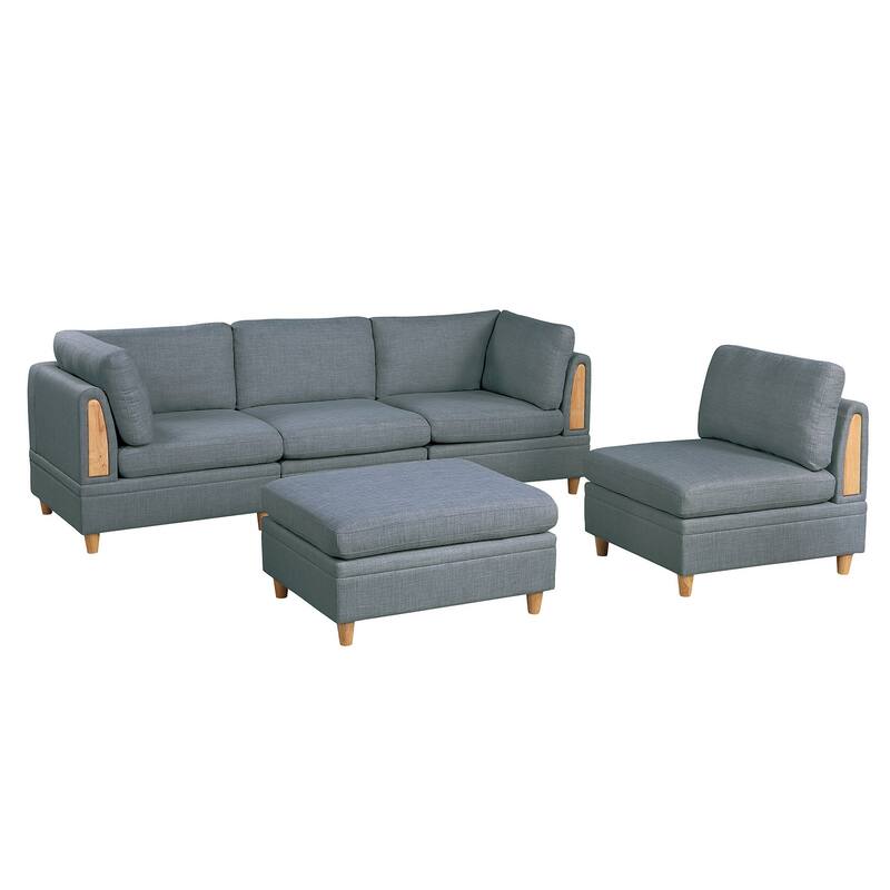 Living Room Furniture Ottoman Comfortable choice, multiple functions, classic design, and cozy corners Light