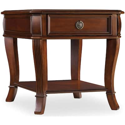 Hooker Furniture Brookhaven 28" Wide Traditional Living Room End Table