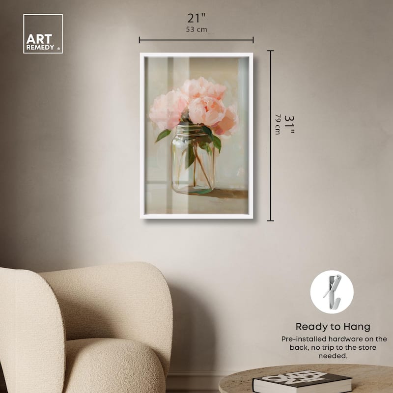 Jar of Petals Shadowbox by Art Remedy